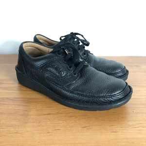 Clarks Active Air Black Nature II Men 8 Soft Grain Leather Loafer Shoes Comfort